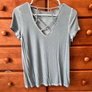 American Eagle Women’s Ribbed V-Neck